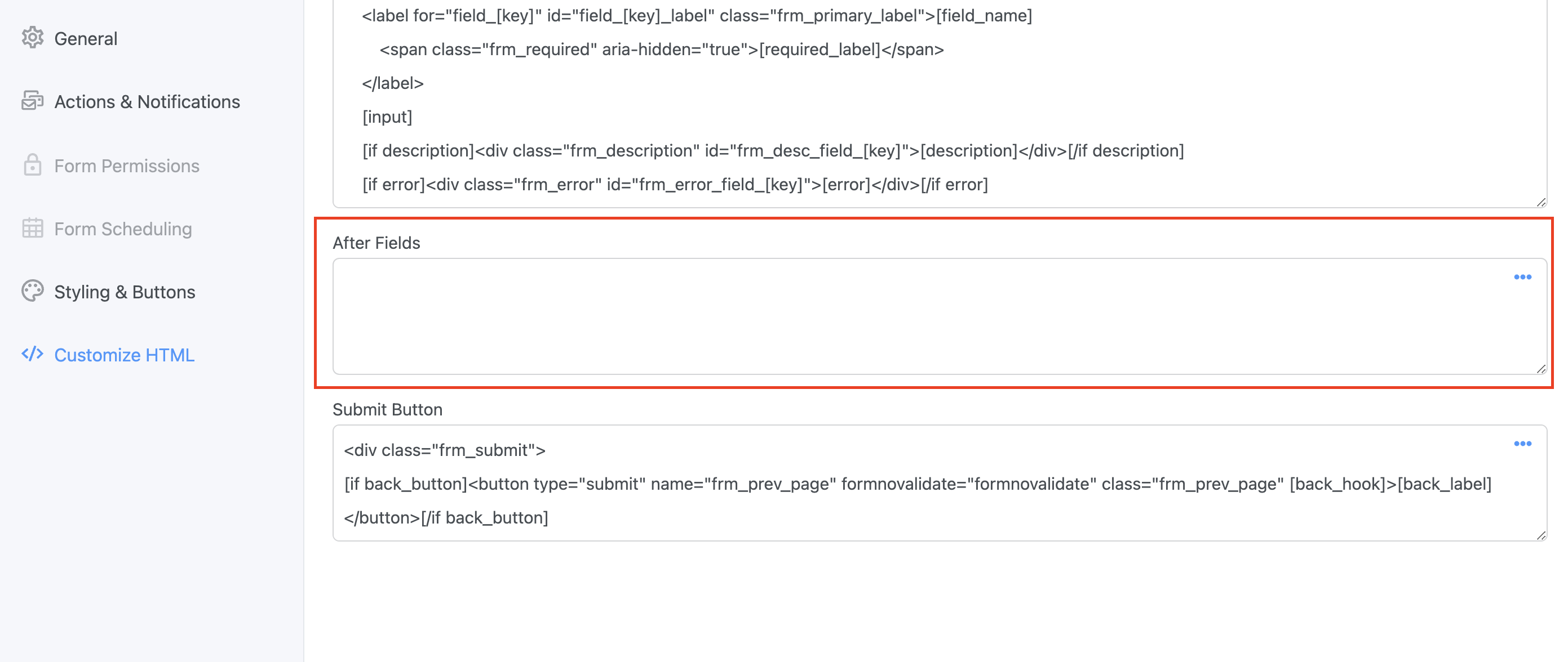 Formidable Address Finder Configuration-screenshot