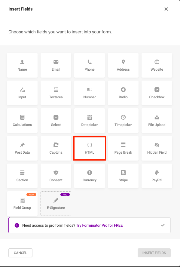 Fluent Form Postcode Lookup setup