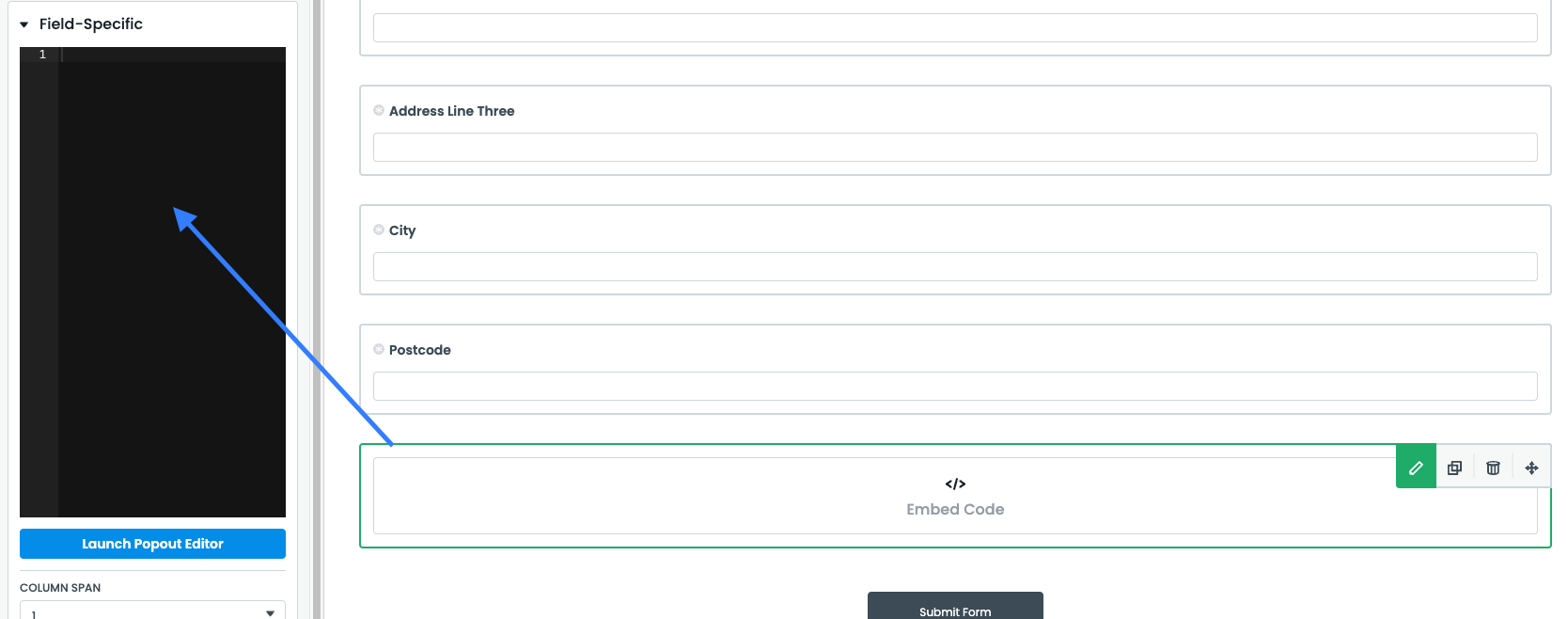 Formstack Integration Address Form