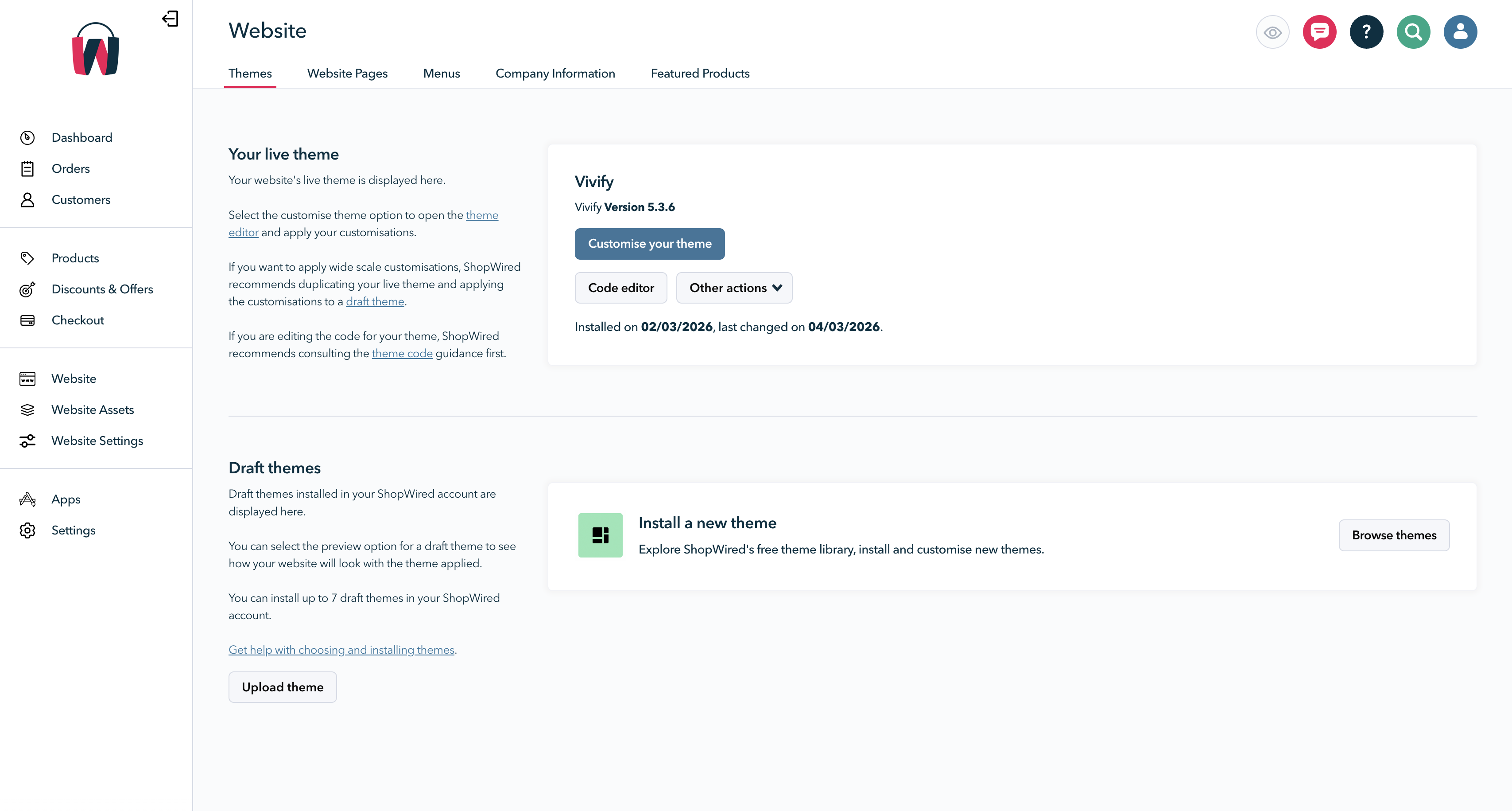 Go to theme template-screenshot